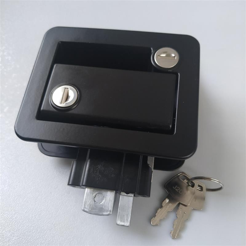 Metal Frame Protective Function Durable Trailer Entry Access With Screw Trailer Entry Door Lock Inside Outside Trailer Door Lock