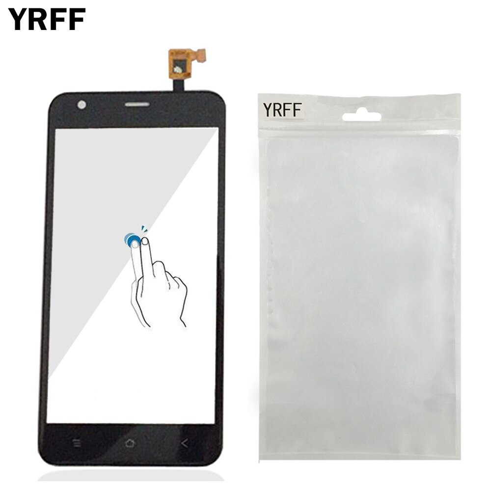 5,0 ''frontal del teléfono móvil de pantalla táctil de cristal digitalizador de Panel Senosr para BlackView A7 A7 Pro herramientas + Protector de película adhesivo