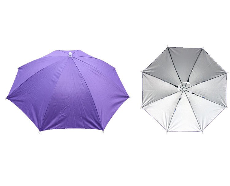 Outdoor Foldable Sun Umbrella Hat Golf Fishing Camping Headwear Cap Head Hat Sun protection UV hat umbrella