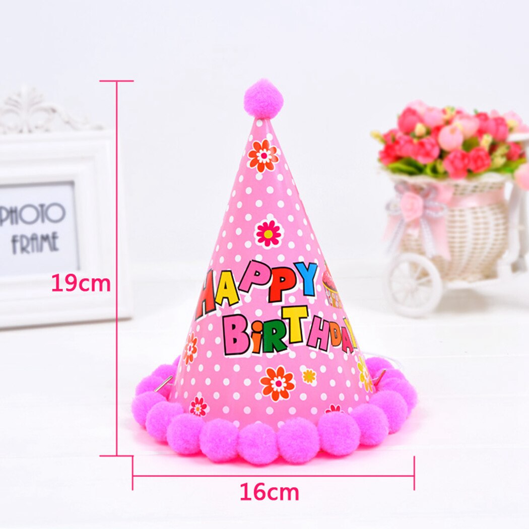 7Pcs/Set Pet Hats Dog Cat Party Birthday Hat Happy Birthday Letters Headwear Cap Hat Birthday Party Pets Accessories