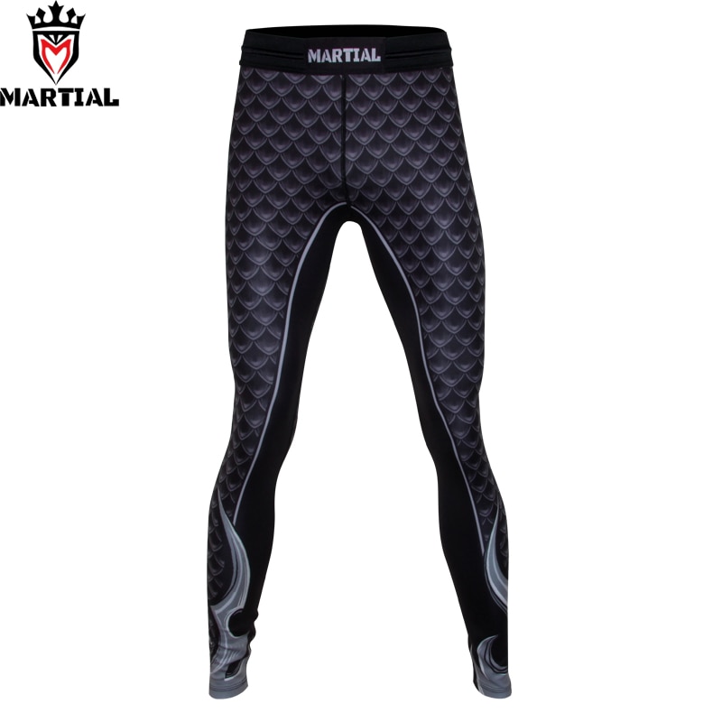 Martial: De Voogd van Dargon fitness running sport legging voor mannen compressie broek crossfit atletische leggings