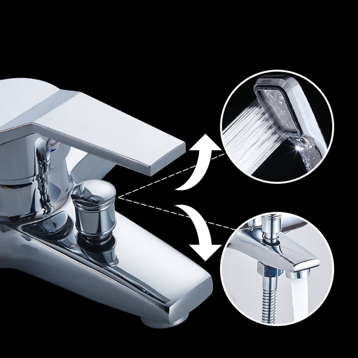 Bathtub Faucet Bath Faucet Mixer Tap Shower Set Wall Mounted Hand Held Shower Head Kit Shower Faucet Sets Bath Water Mixer