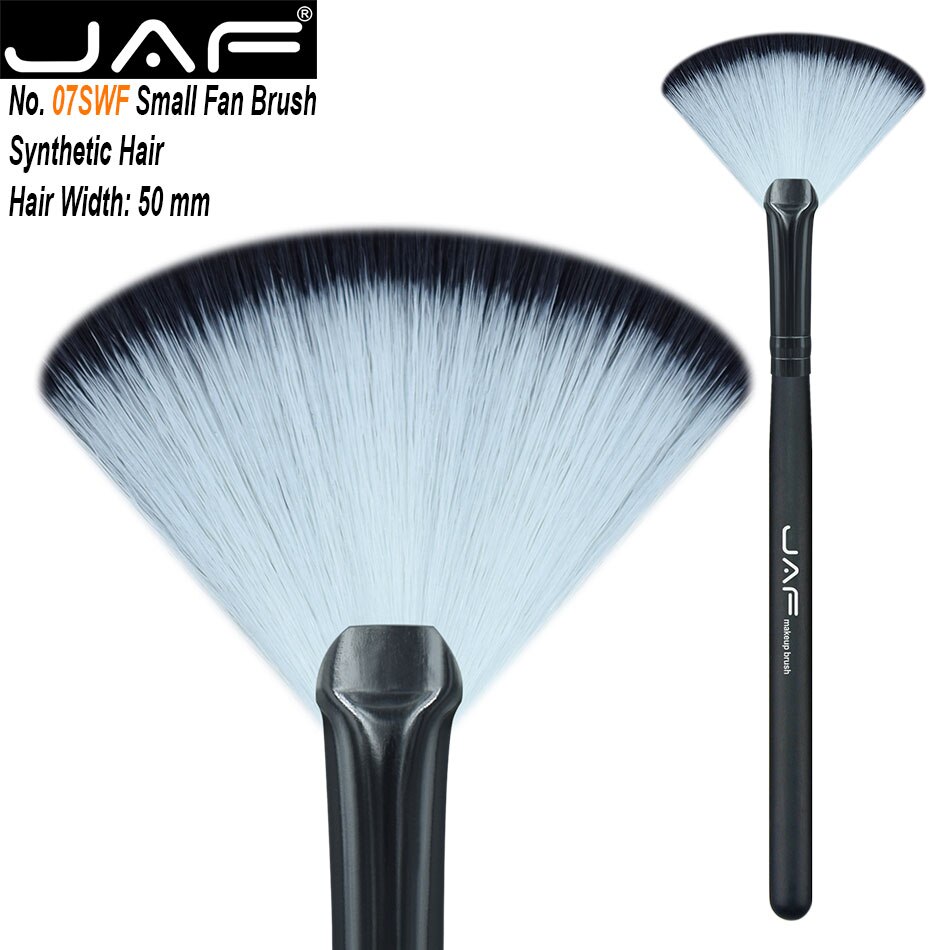 JAF Synthetic Large Fan Brush Pincel Maquiagem Agent Big Fan Brush Maquiagem Professionalfree 16SSYF: 07SWF-B