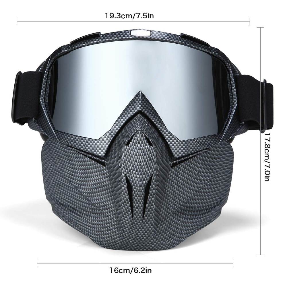 Skidglasögon vinter vindtäta skidglasögon motocrosssolglasögon med ansiktsmask skidsnowboard snöskoterglasögon 16 färger