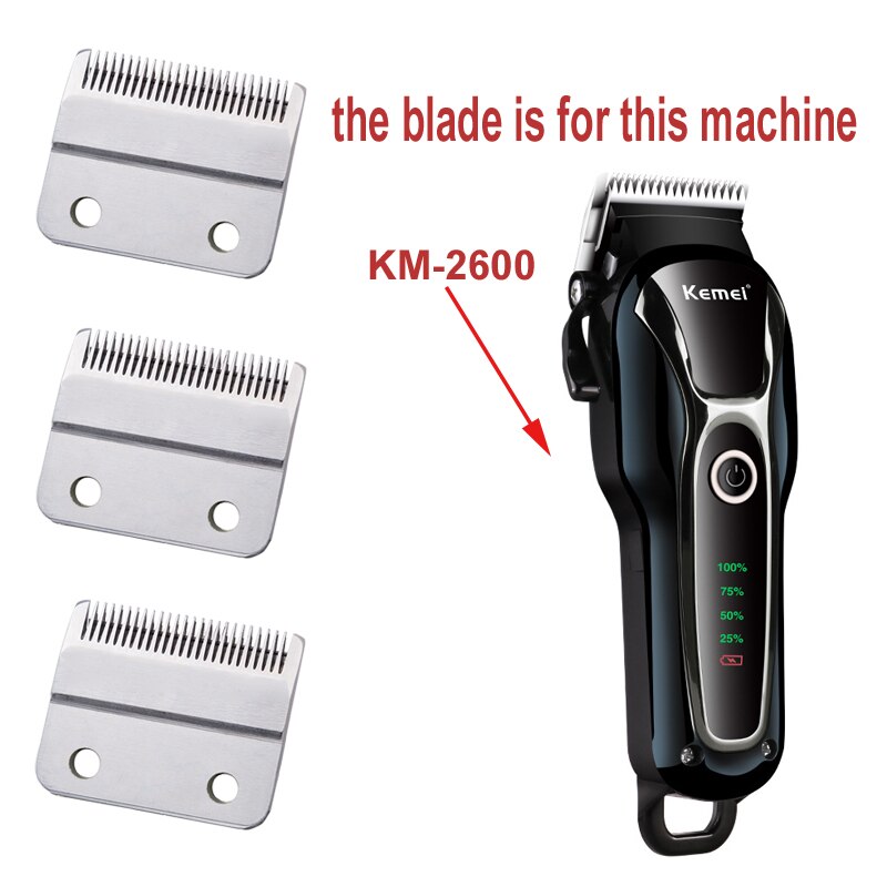 Kemei KM-1991 Hond Haar Trimmer Blade 4.5Cm Onderdelen Voor Hond Tondeuse Originele Haar Mes