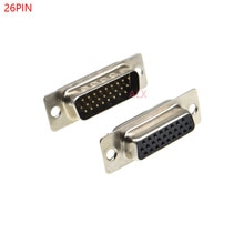 5 kpl hdd 26 db26 uros naarasliitin juote tyyppi d-sub 26 pin sarjaportti adapteri 26 pin 26p hdb 26