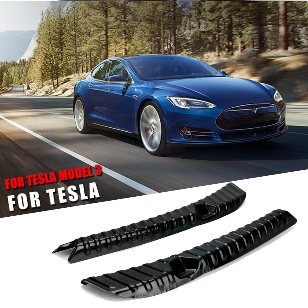 Kofferbak Bumper Voor Tesla Model 3 Auto Achter Boot Cover Trunk Inner Guard Kofferbak Bumper Protector Accessoires