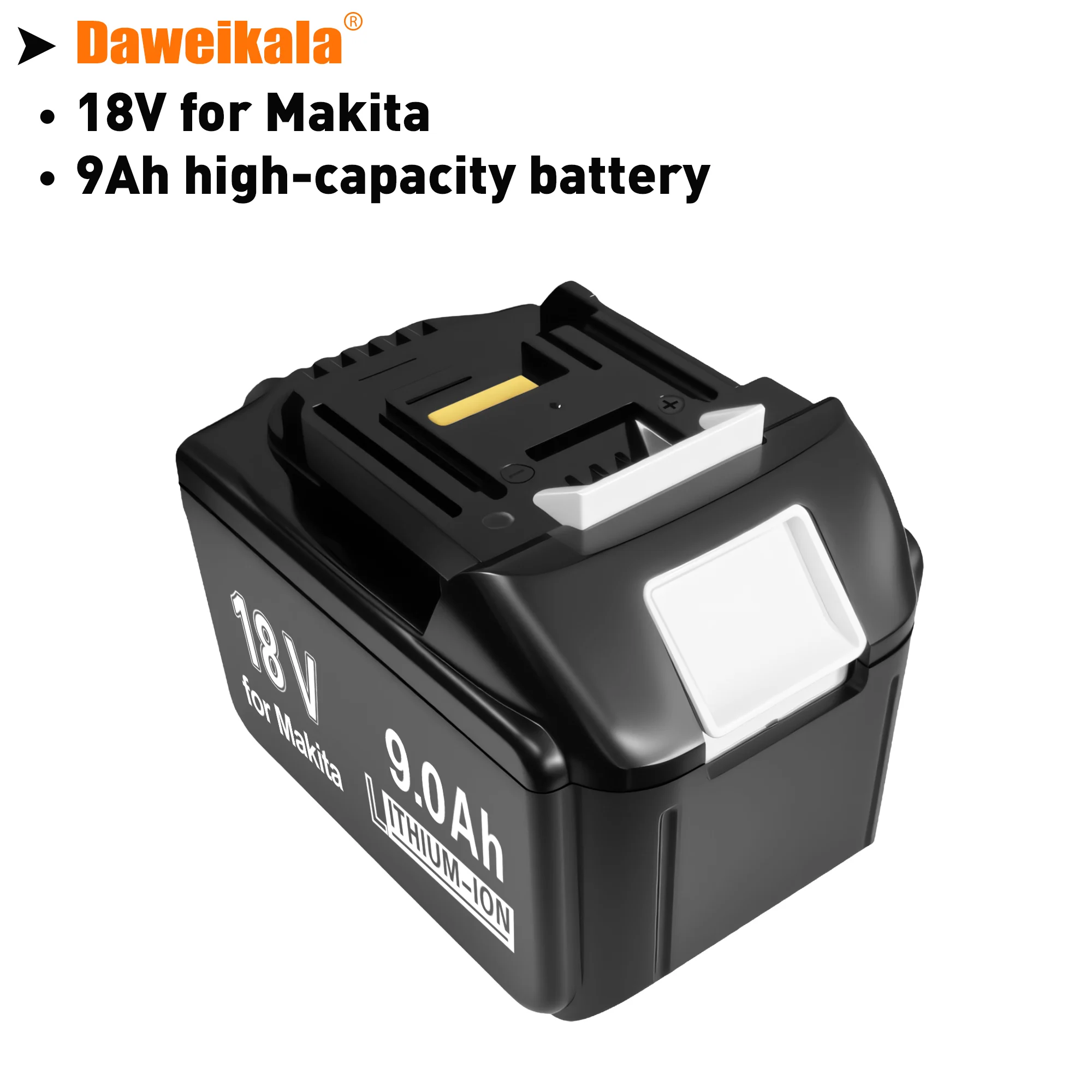 Per makita originale 18v 9ah batterie ricaricabili agli ioni di litio batterie di ricambio durata maggiore per  bl1850 bl1860b bl1830 bl1840