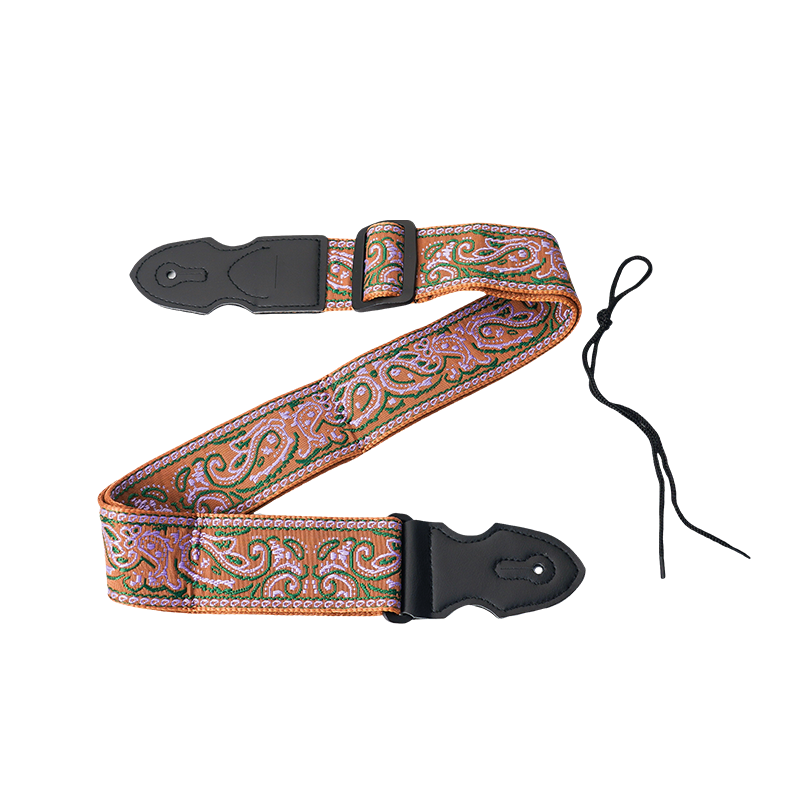 Correa de hombro para guitarra eléctrica acústica con Clips de selección, correa de bajo de madera impresa, del Reino Unido, cinturón cómodo, acceso para guitarra: Gris claro