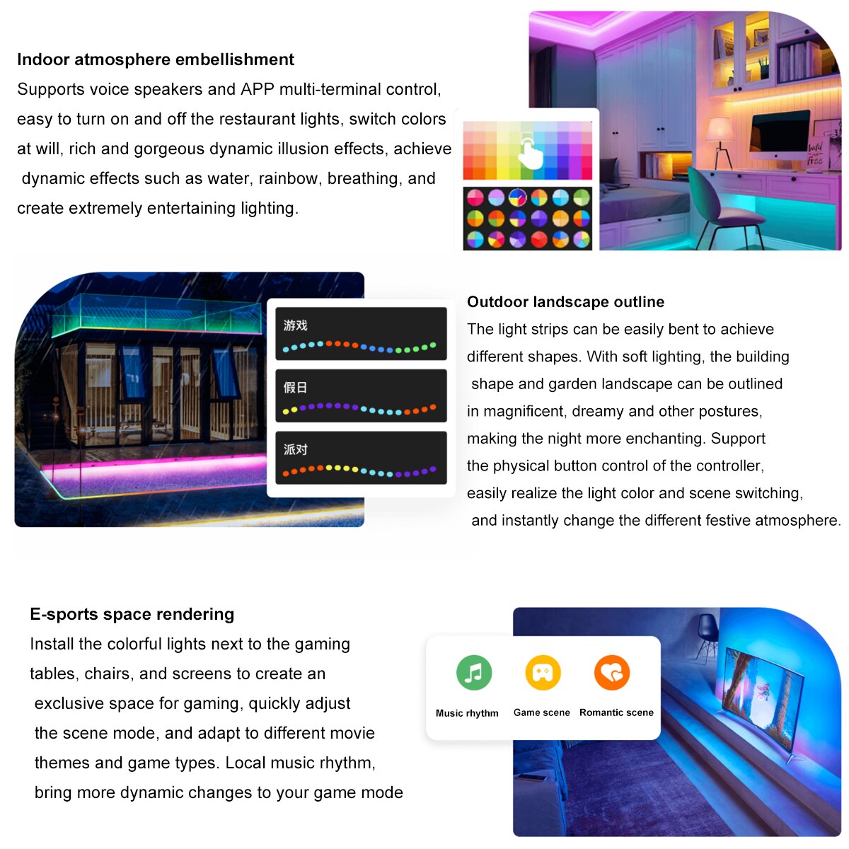 Smart tuya wlan-dream-color-controller mit +16- tasten-fernbedienung 2811/5v 12v 2812 -led-streifen, pixelsteuerung und dimmer für alexa und google