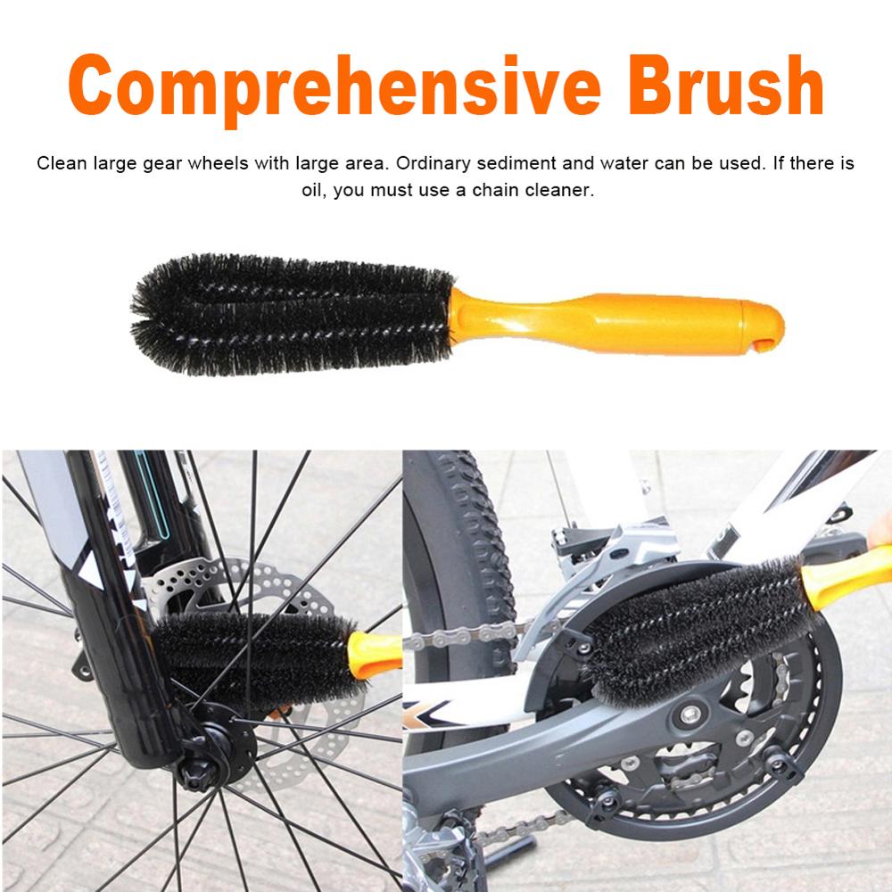 7/8/9pcs Cleaning Kit Bicycle Chain Washer Bicycle Chain Washer Mountain Bike Cleaning Tool Brush Set Bicycle Accessories