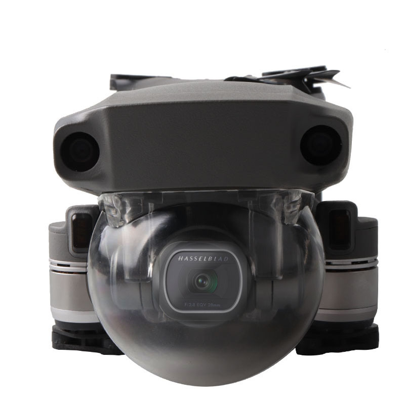 Mavic 2 kameraobjektiv gimbal beskyttelsesdæksel til dji mavic 2 pro / zoom drone tilbehør gennemsigtig grå: Mavic 2 pro