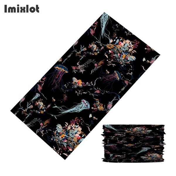 Men Women Seamless Magic Scarf Outdoor Sports Headwear Face Dust Mask Bike Cycling Balaclava Neck Tube Warmer Bandanas Head Wrap: Q