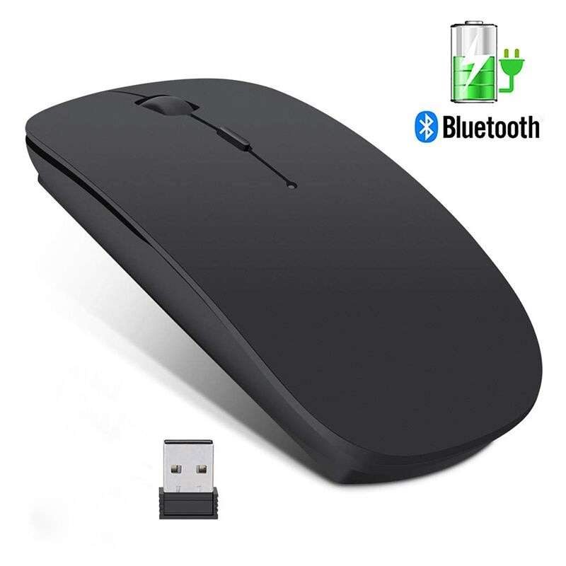Draadloze Bluetooth Muis Draadloze Stille Computer Muis Voor Pc Laptop Mause Oplaadbare Ergonomische Muizen Optische Usb Muis