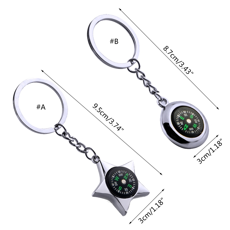 G92F Outdoor Camping Wandelen Mini Kompas Navigator Draagbare Sleutelhanger Survival Tool