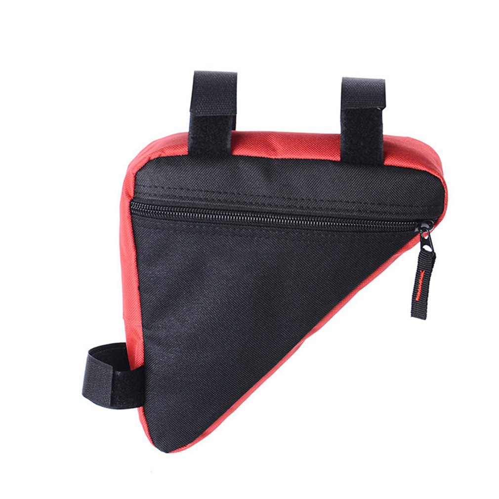 Fiets Accessoires Fiets Driehoek Tas Fiets Voor Tube Frame Telefoon Waterdichte Tas Fietsen Bike Frame Zadeltas Voor Mountainbike: WHITE