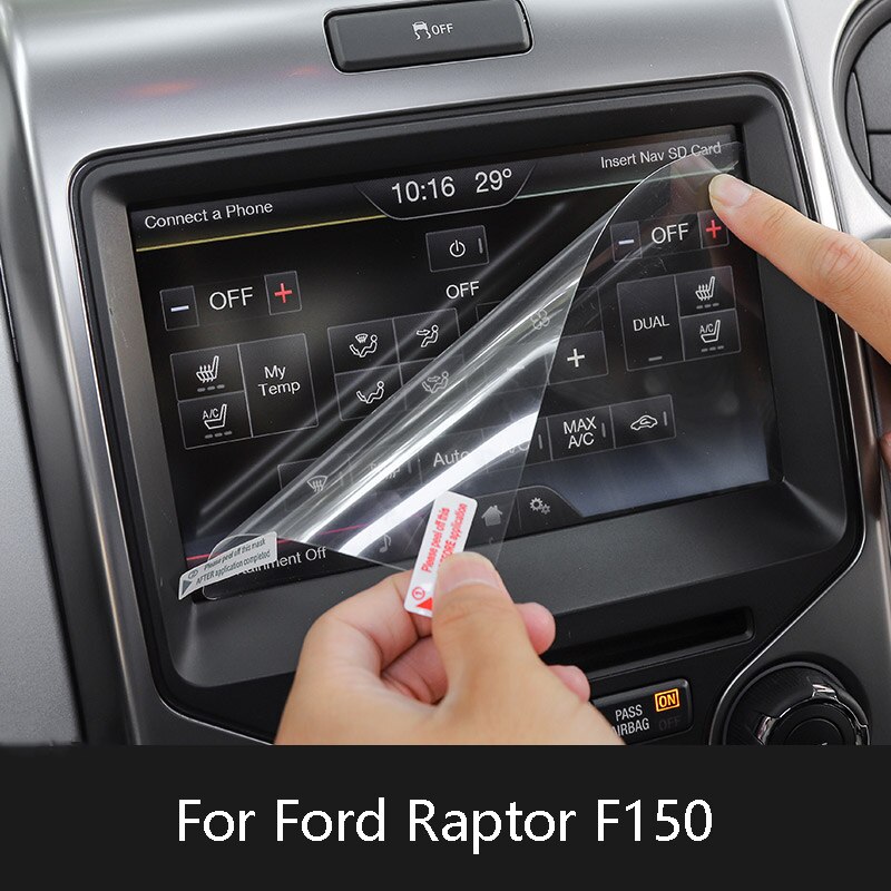 Center Console Screen Protective Film Touch Screen Navigation Screen For Ford Raptor F150 accessories