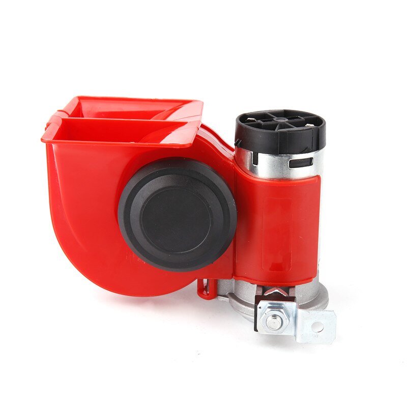 Snail Horn 12V Twin Dual Tone Compact Air Horn Snail Compact For Car Truck Vehicle Motorcycle Boat Twin Tone Super Loud Speaker: 12v / trumpet
