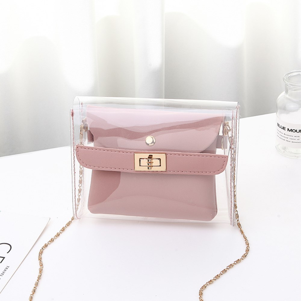 Vrouwen Schoudertassen PU Handtas Party Pakket Transparante Tas Messenger Crossbody Tas/DOOR
