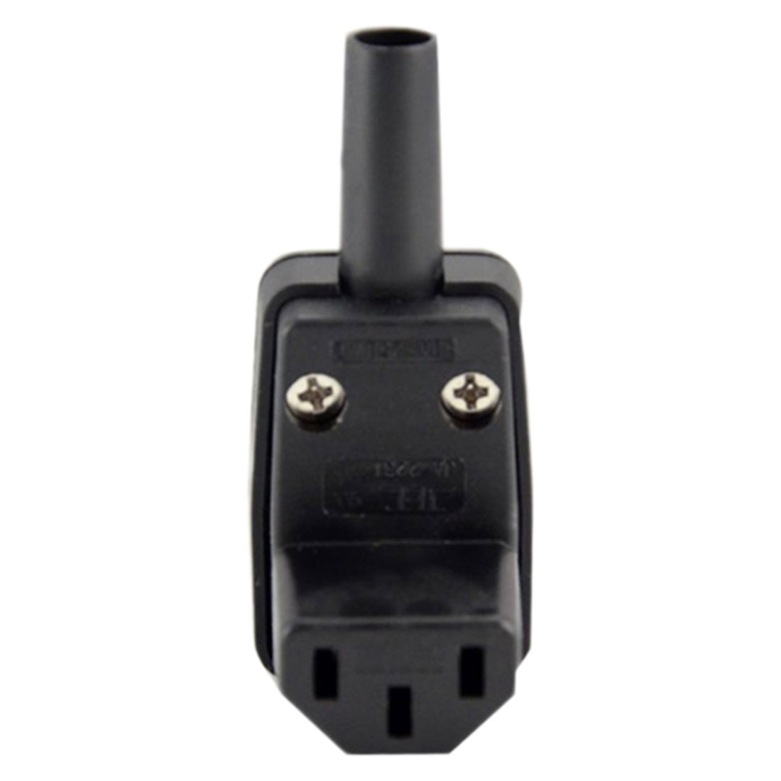 AC 10A 250V 90 Degree Angled IEC 320 C13 Female Plug Power Cord Cable Connector Lighting Accessories