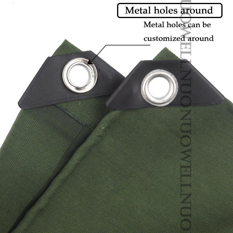 Donker-Groen Zeildoek Organische Siliconen Canvas Tuin Pergola Cover Outdoor Camping Tent Luifel Zeil Boot Truck Regendicht Doek