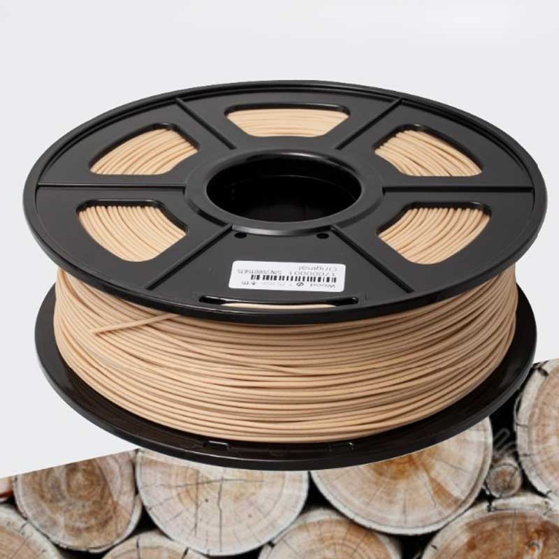 KAIGE Holz Filament 1KG 1,75 MM niedrigen temp aufladen Holz Faser Für 3D Drucker Filament 170-190 tem holz Original Kunststoff Material