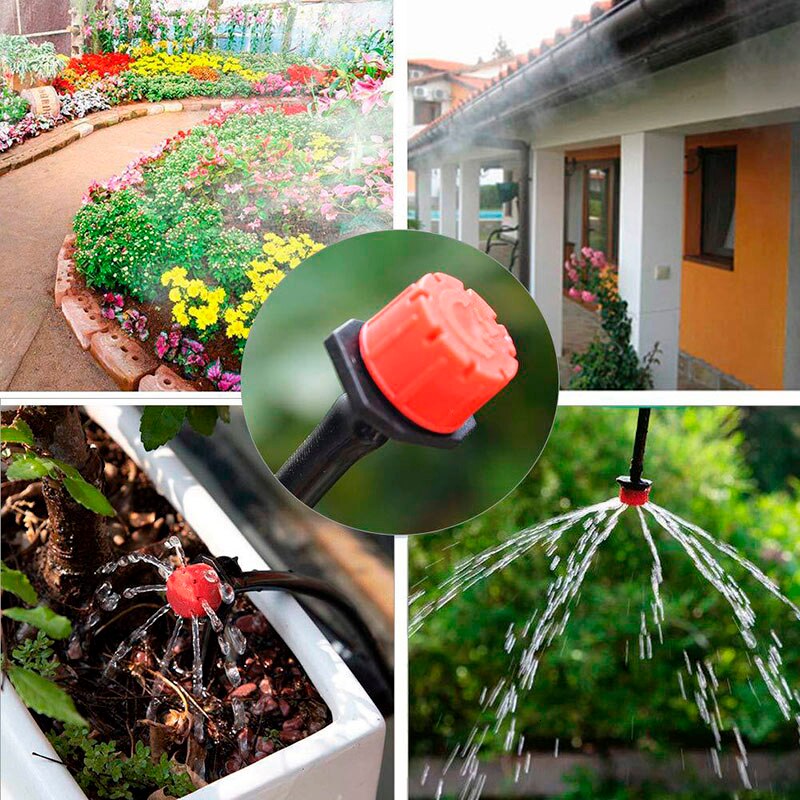 DIY Garten Mikro Tropfen Bewässerung Bewässerung System Garten Bewässerung Bewässerung Bausatz Topfpflanze Bewässerung System Wasser Brunnen