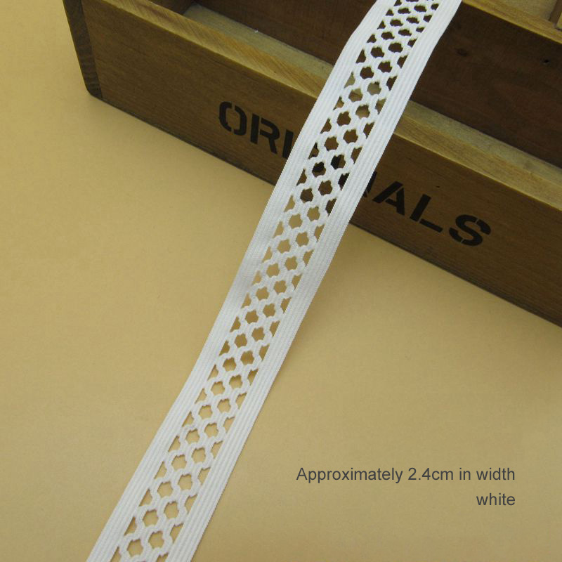 2.4cm/3.8cm Wide Elastic Bands 3m High Ultra-Thin Mesh Spandex Elastic Band Soft Elastic Band Rubber Band A071