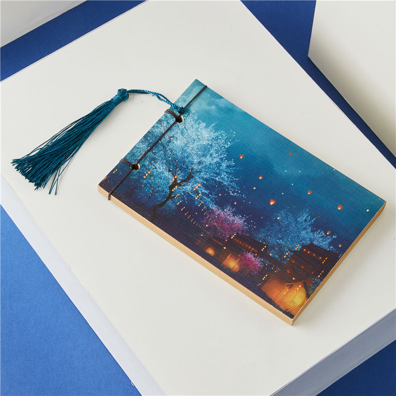 Bullet Journal Notebook Weekly Planner Stationery Store School Chinese Style Tassel Retro Handmade Sketchbooks Notepad 016007: 2