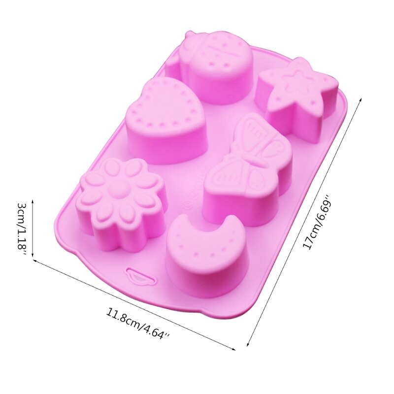 DIY Christmas Butterfly Shape Mold Silicone Craft Clay Soap Decorating Family K0AA