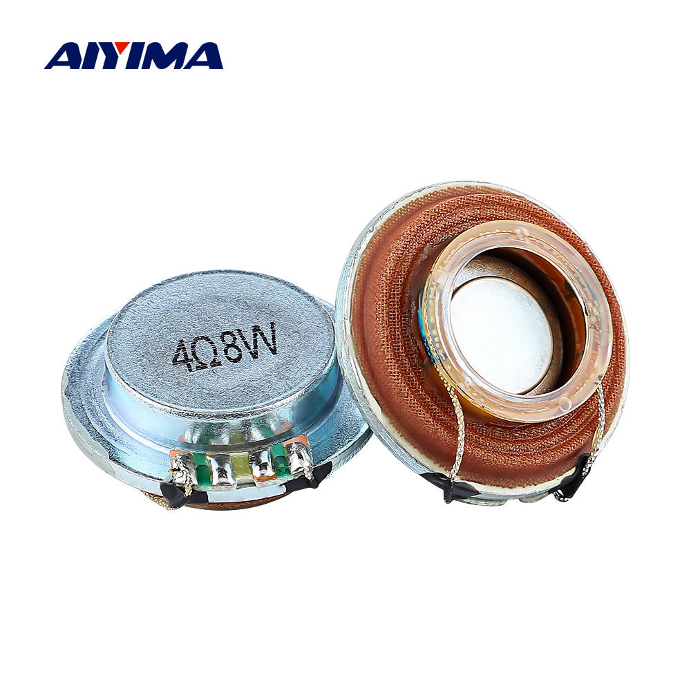 AIYIMA – 2 pièces à Vibration d&#39;avion de 35mm, 8 Watts, 4 Ohms