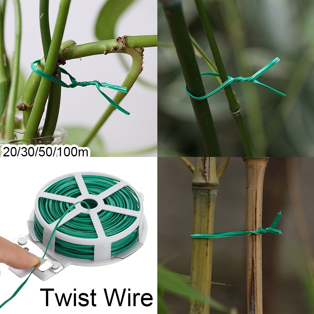 Tuinbinder plastic draad bindlijn klimplanten kabel bloem komkommer druif rotan houder