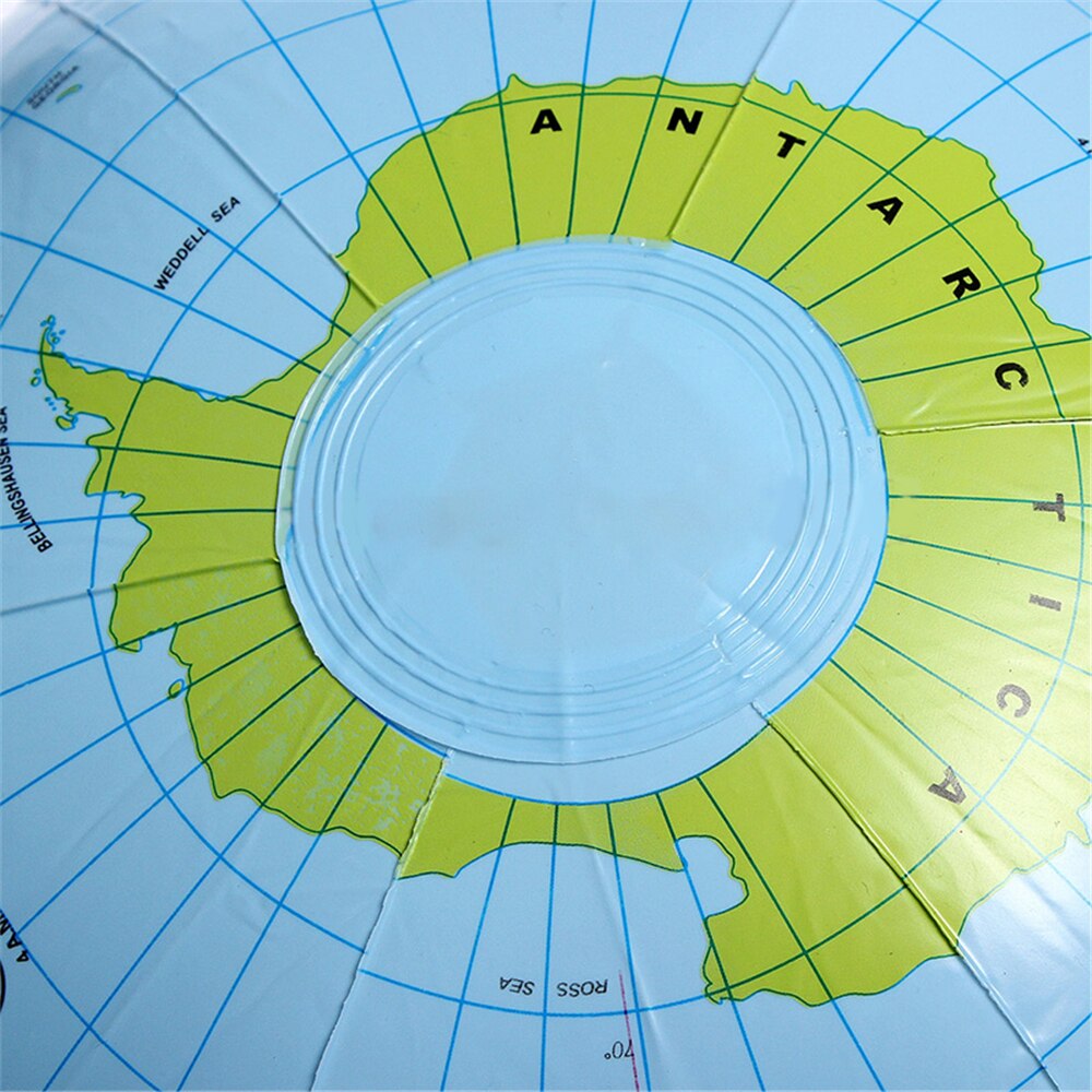 30CM Opblaasbare PVC Wereldbol Earth Kaart Leren Onderwijs Geografie Speelgoed Kaart Ballon Strand Bal Strand Halloween verkoop