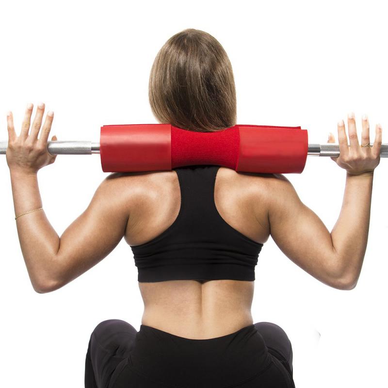Barbell pad squat understøtter vægtløftning pull up hals skulder hals beskytte fitness tilbehør