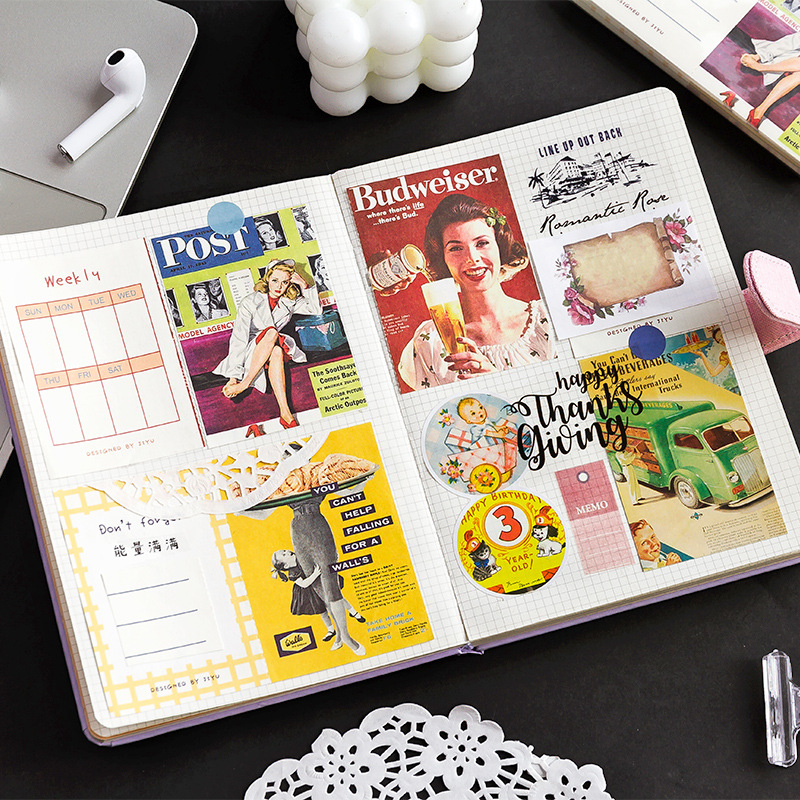 90 sztuk/partia podkładki notatka karteczki program podróży pamiętnik planista książki śmieci dziennik Scrapbooking naklejki gabinet Szkoła