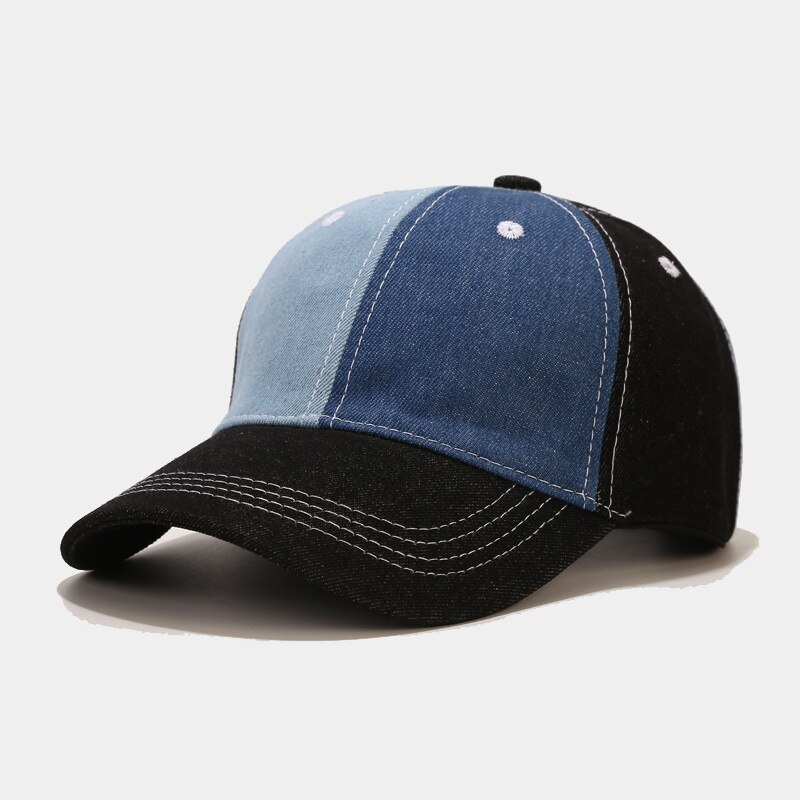 Cappelli coreani da cowboy per uomo e donna cappellini a tesa morbida berretti da baseball alla moda a tesa curva cappellini anca-salto da strada: a2