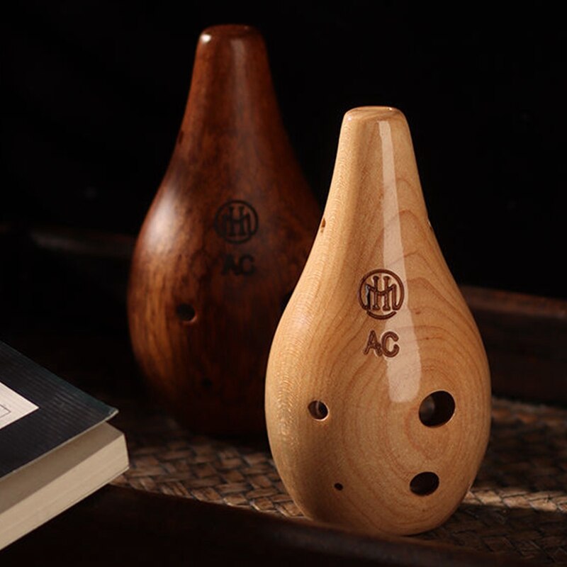 6 löcher Holz Ocarina Ac Bambus Ahorn Leichte, Tragbare Chinesischen Stil Anfänger freundlicher Erwachsene Orff Musical Instrumente Neue