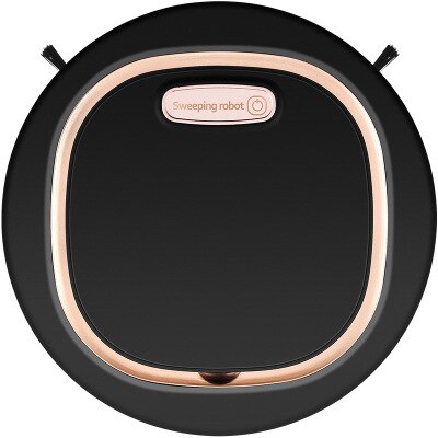 Smart Robot Sweeping Vacuum Cleaner Small Household Appliances Charging Cleaning Machine Automatic Vacuum Cleaner Пылесос: Black