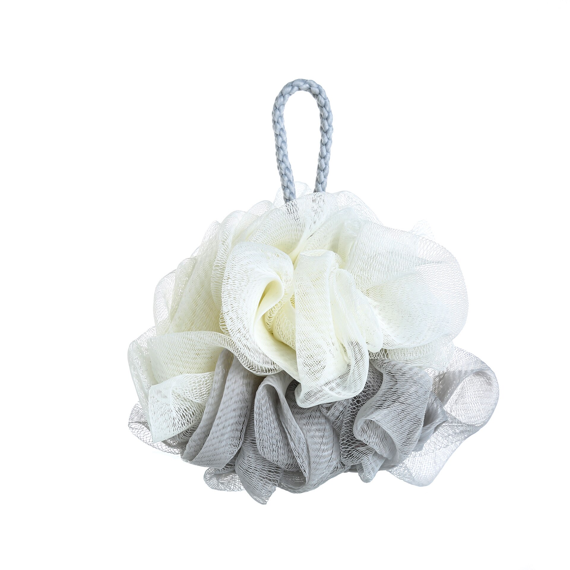 1 Pc Three Colors Bath Ball Bath Site Bathtubs Cool Flower Bath Towel Body Cleaning Mesh Shower Wash Sponge Brush: gray