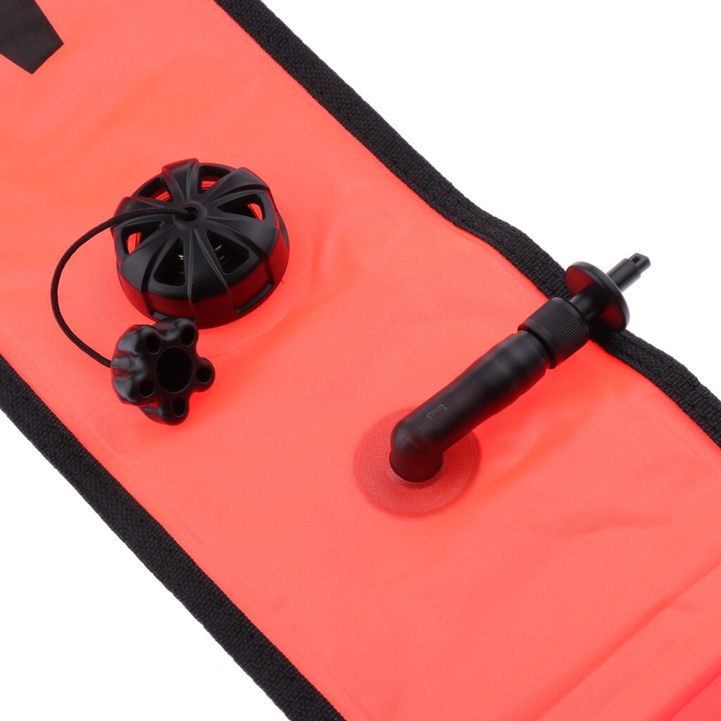 150cm Scuba Diving Inflatable Safety Tube DIVER BELOW Signal Marker Buoy