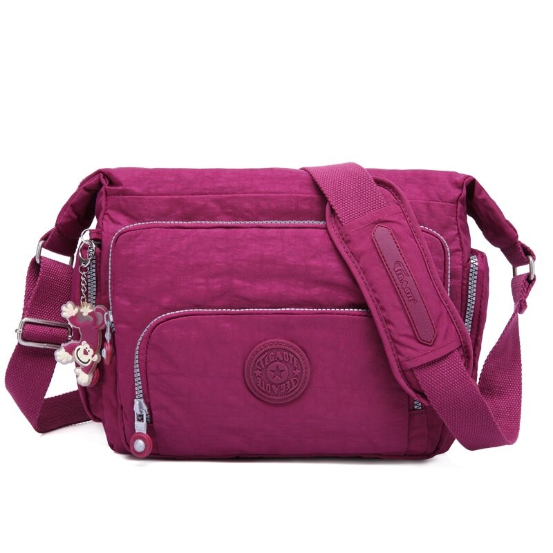 TEGAOTE Messenger Bags Women Crossbody Shoulder Bag Lady Bolsa Feminina Mujer Large Solid Beach Travel Bag Female Zipper: 11