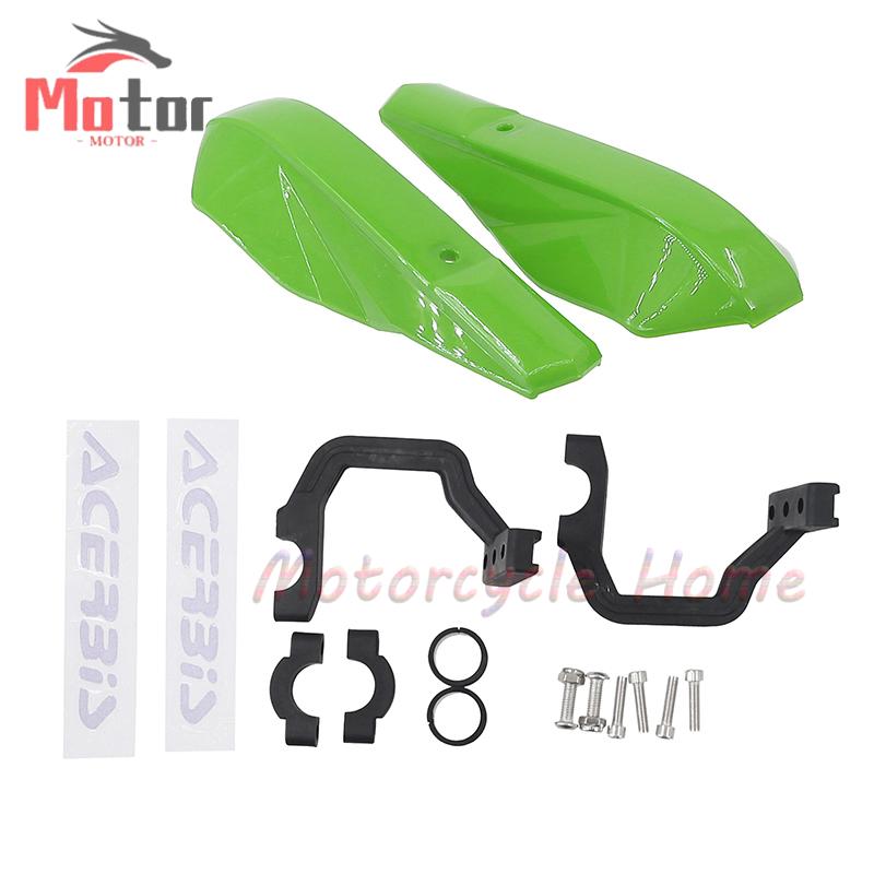 Universelt motorsykkel atv håndbeskytter beskyttelsesdeksel 22mm 28mm styrebeskytter for deler: Grønn