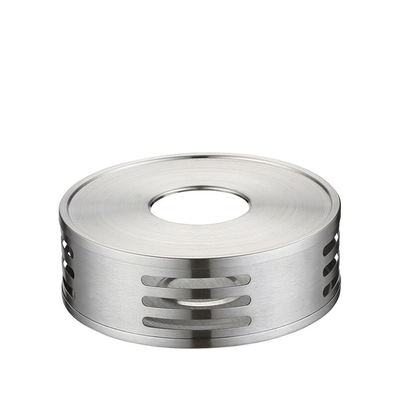 Té de acero inoxidable accesorios de té estufa vela calefacción Base para olla titular/titular de la cena con velas | Luces