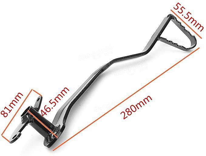 Motorcycle Hydraulic Rear Brake Lever Pedal &amp; Spring For Pit Dirt Bike 50cc 110cc 125cc Moto Levers Pedal Spring Brake Levers