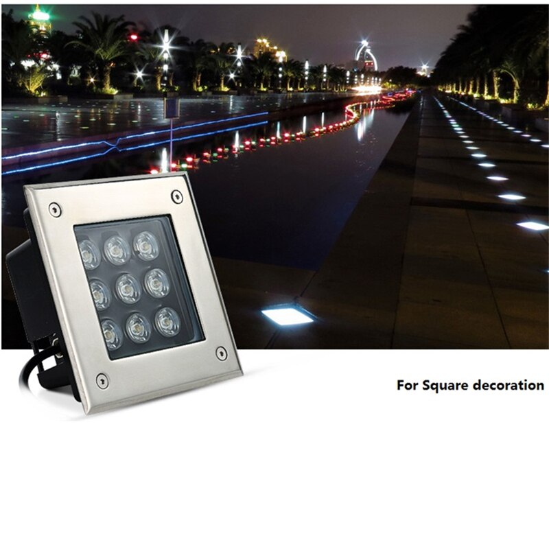4W/5W/9W/12W/16W Square LED underground light , 85-265Vac, IP67 led built in lamp ,outdoor waterproof inground spot light