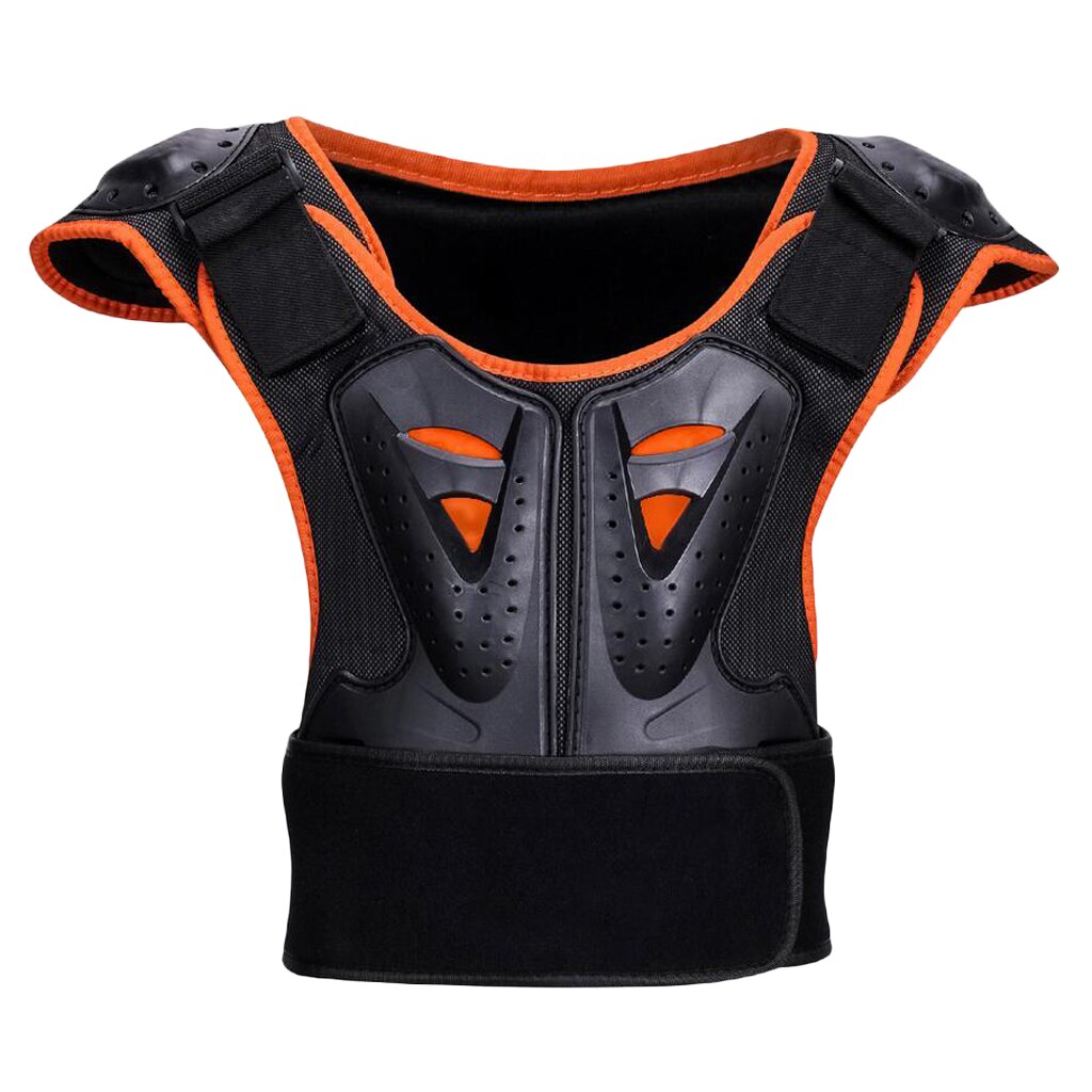 Børnebeskyttelsesanordning hele kroppen brystrygsøjlebeskytter vest beskyttelse til dirtbike motocross skiløb snowboarding