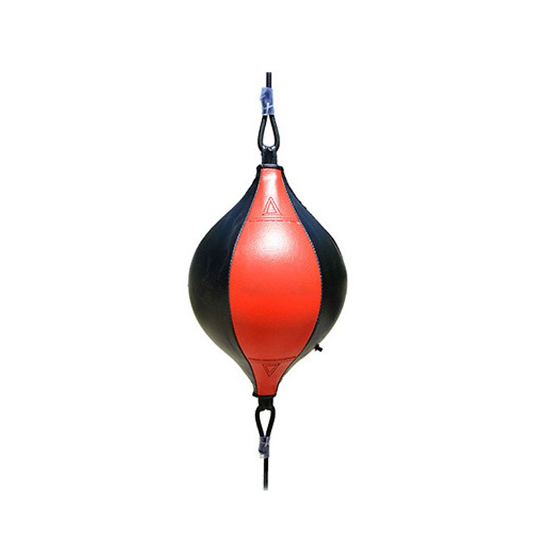 Kick Boxing Speed Ball PU Punching Ball Double End MMA Muay Thai Boxe Bag Fitness Training Home GYM Exercise Equipment: Black Red