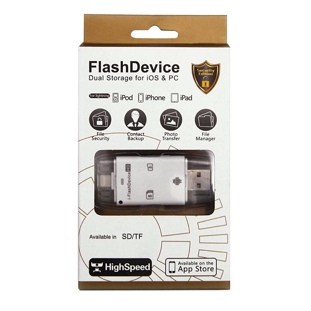 Multi Card Reader of Lightning For SD TF Memory Card Readers Support IOS13 For iPhone 6/7/8/X/XR/11