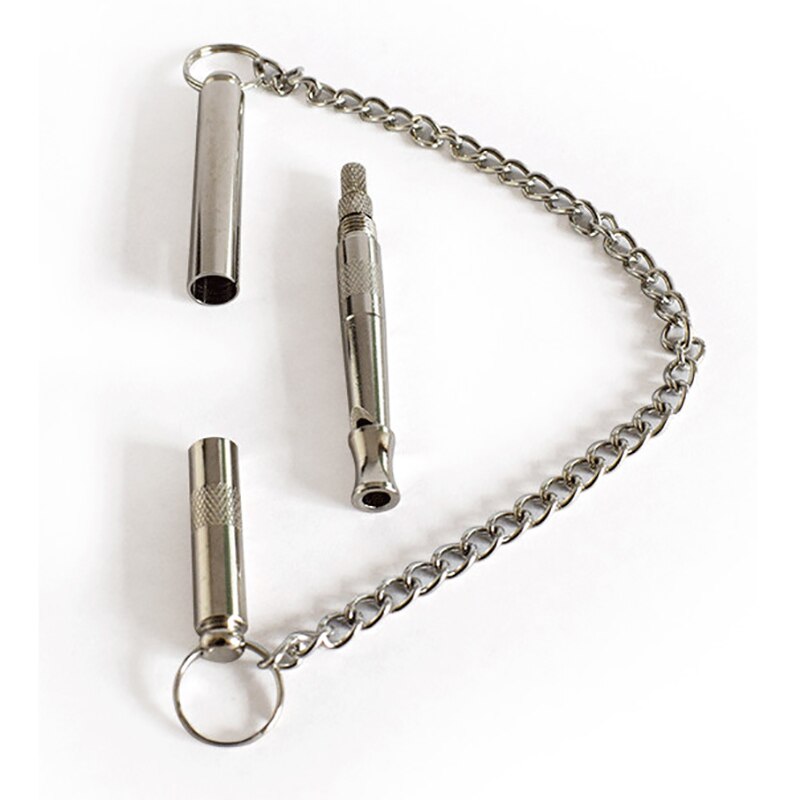 Ultrasonic Long Brass Pet Whistle Can Adjust Sound Waves Dog Whistles Dogs Train Whistle Pet Supplies: Default Title