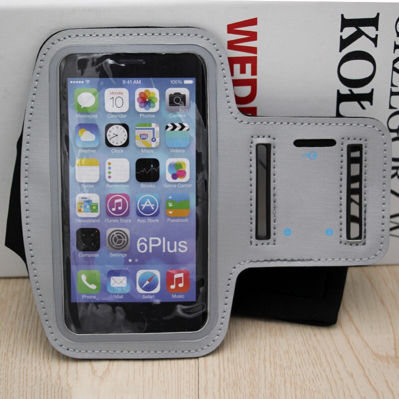 Universal 6.5" Mobile Phone Sweatproof Waterproof Jogging Running Arm Band Holder Case for iPhone4 5S SE 6 6S 7Plus for samsung